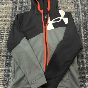 Under Armour Black and Gray Hoodie